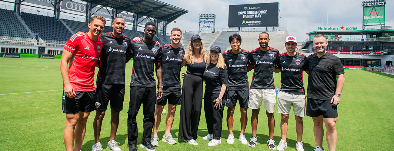 DC United soccer players with CMO