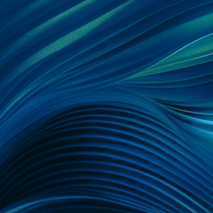 Blue abstract swirls