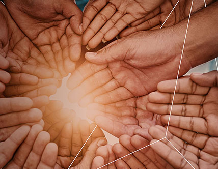 Guidehouse diversity hands gathering