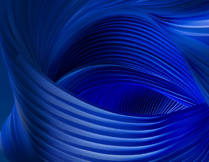 Blue abstract image with waves
