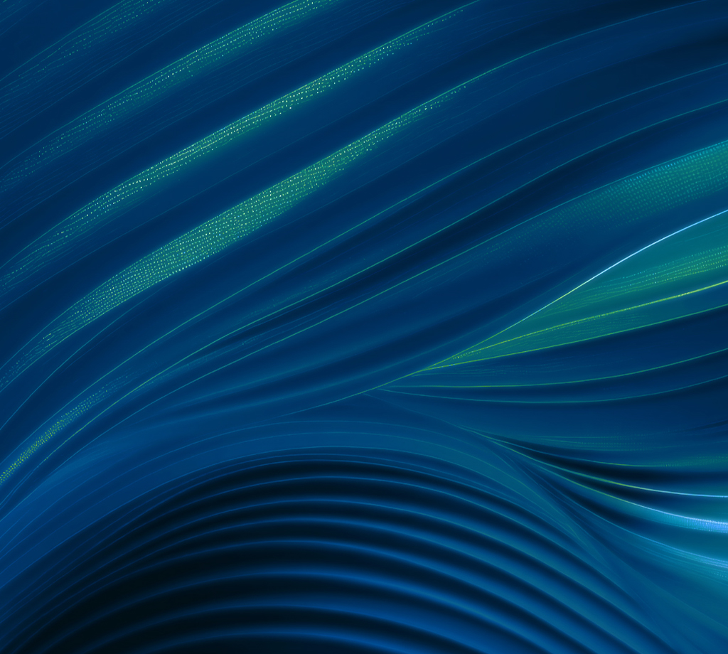 Abstract with blue waves