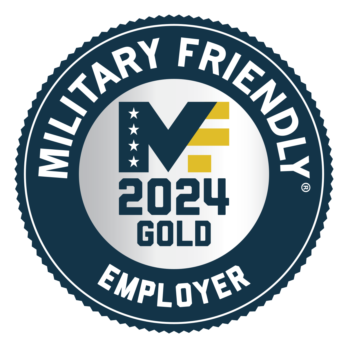 Military Friendly Gold Employer 2024 Icon