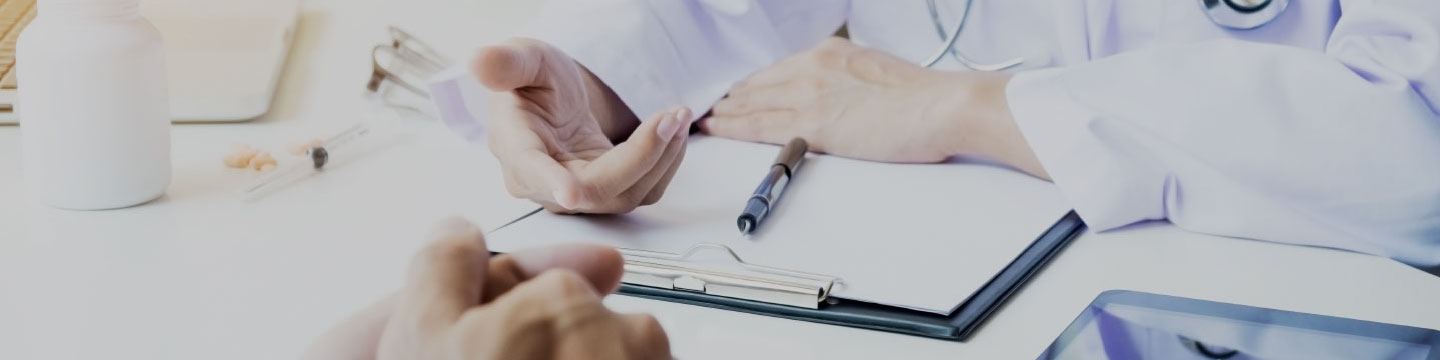 Doctor Hands and Pad of Paper