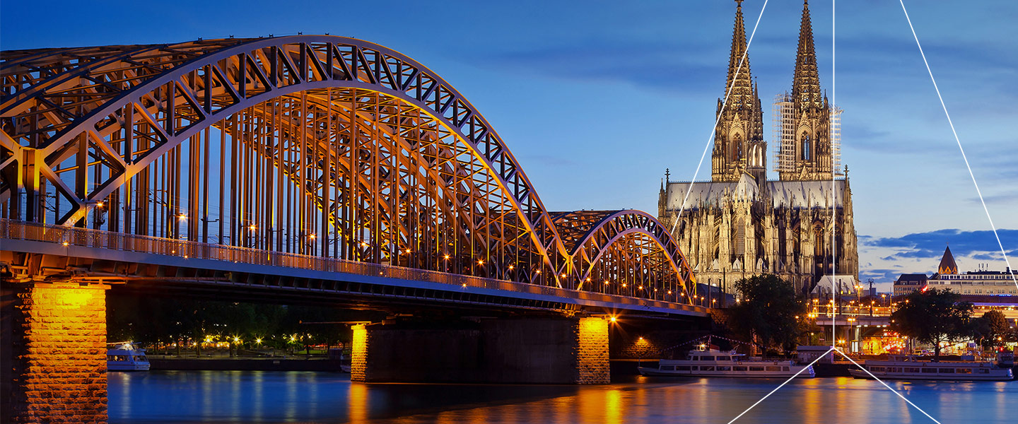 Bridge over river in Germany