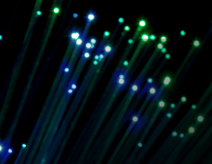 Dark background with upward lights