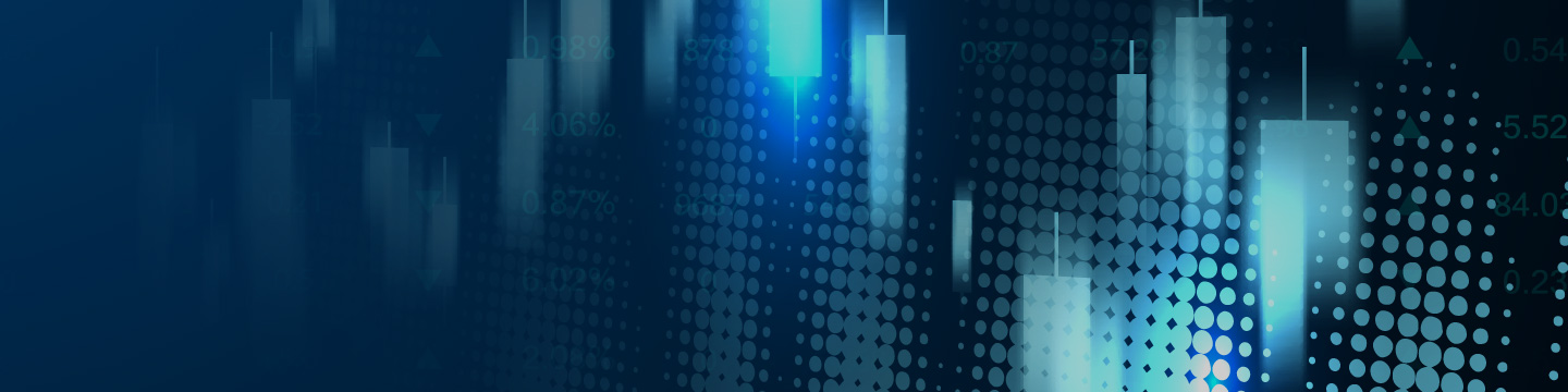 Blue data visualization