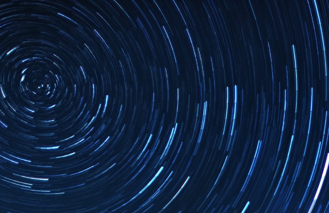Dark blue swirl lights
