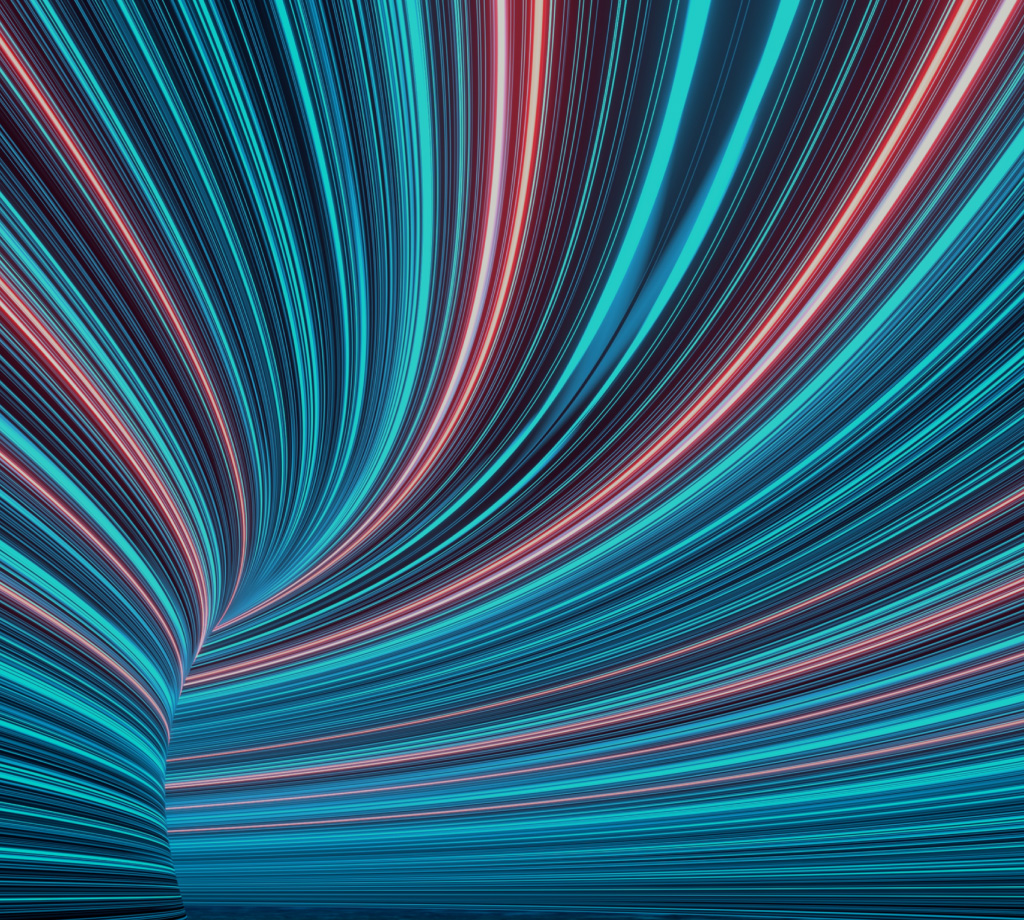 abstract blue and red lights