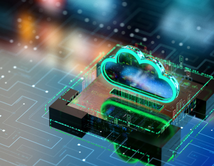cloud computing and internet of things concept big data