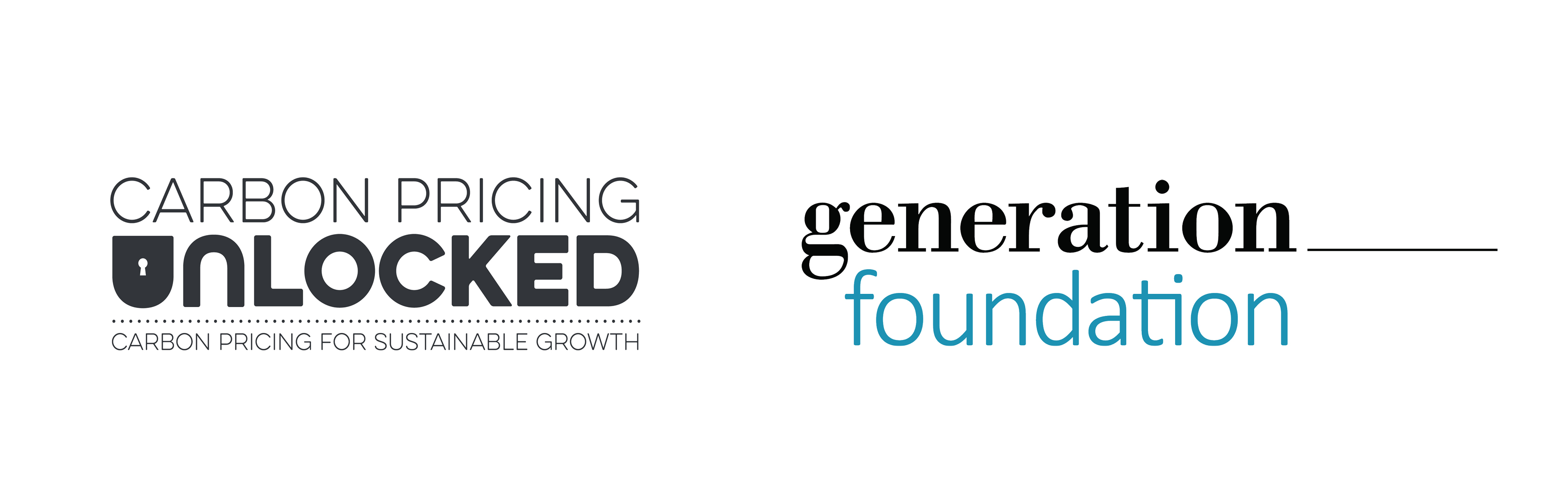 Carbon-pricing-unlocked-generation-foundation-logos