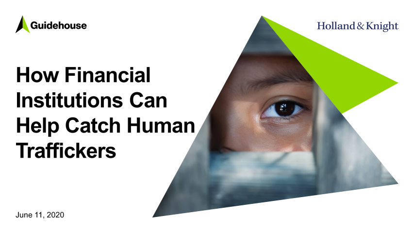 FIBA Webinar - How Financial Institutions can help catch Human Traffickers